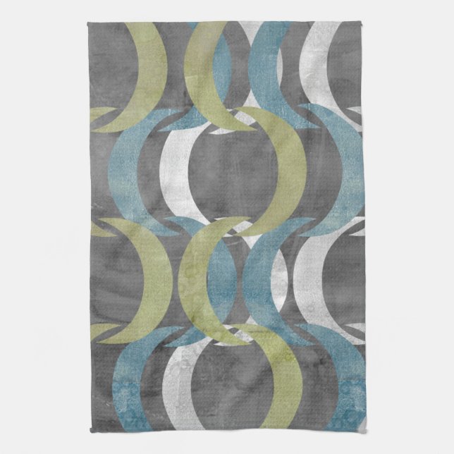 Geometric Repeat I Kitchen Towel (Vertical)