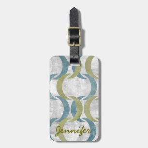 Geometric Repeat III Luggage Tag