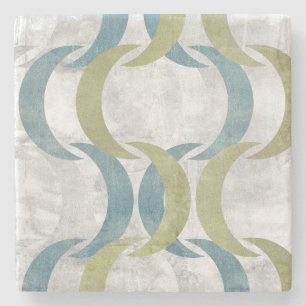 Geometric Repeat III Stone Coaster