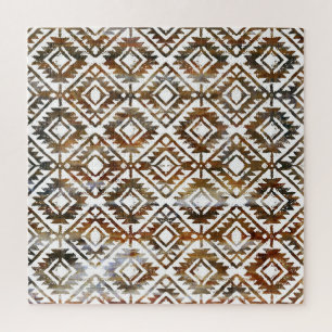 Geometric repeat, textured background jigsaw puzzle