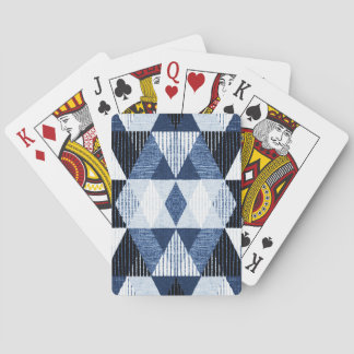 Geometric Repeat: Textured Background. Playing Cards