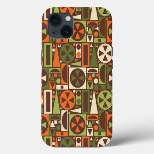 Geometric Retro 50s Mid-Century Modern Abstract iPhone 13 Case