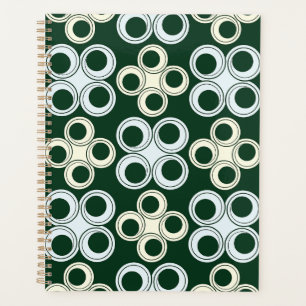 Geometric Retro Circles Pattern Planner