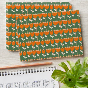 Geometric Retro Flower Bauhaus Green Birthday  Envelope