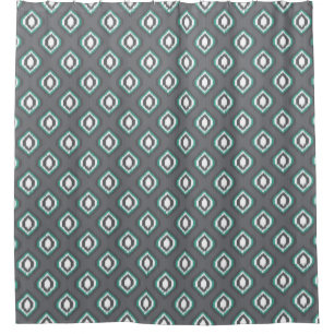 Geometric retro ikat tribal pattern