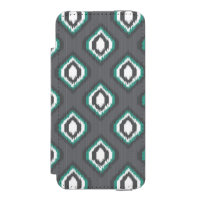 Geometric retro ikat tribal pattern