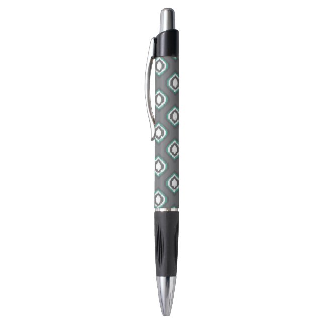 Geometric retro ikat tribal pattern pen (Top (Vertical))