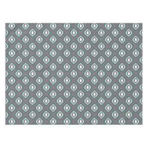 Geometric retro ikat tribal pattern tablecloth