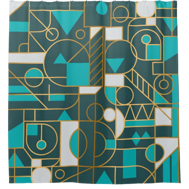 Geometric Retro: Minimalist Artwork Poster. (Front)