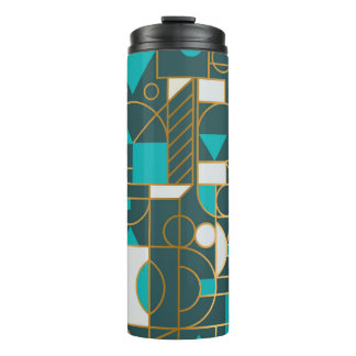 Geometric Retro: Minimalist Artwork Poster. Thermal Tumbler
