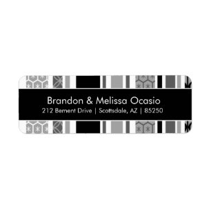 Geometric  Return Address Labels