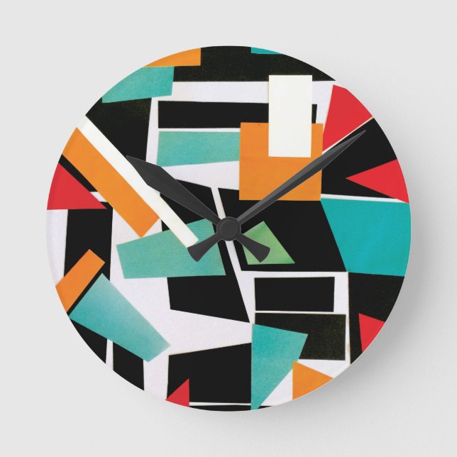 Geometric Round Clock (Front)