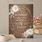 Geometric Rustic Romance Blush Floral Wedding