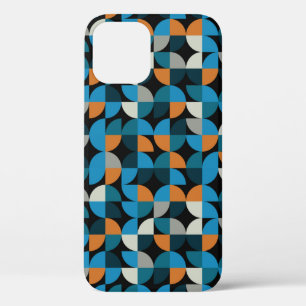 Geometric seamless mosaic tiles pattern, backgroun iPhone 12 case