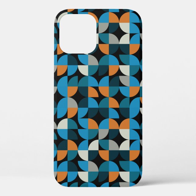 Geometric seamless mosaic tiles pattern, backgroun Case-Mate iPhone case (Back)