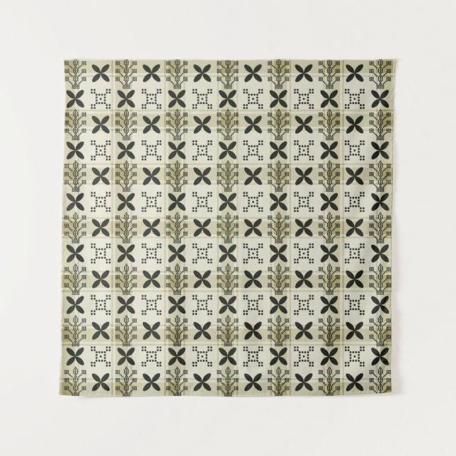 Geometric Seamless pattern background. Batik desig Tapestry (Front)