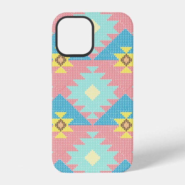 Geometric seamless pattern design,  home decor ide iPhone case (Back)