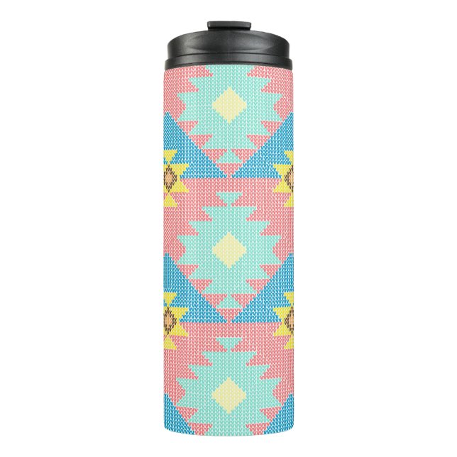 Geometric seamless pattern design,  home decor ide thermal tumbler (Front)