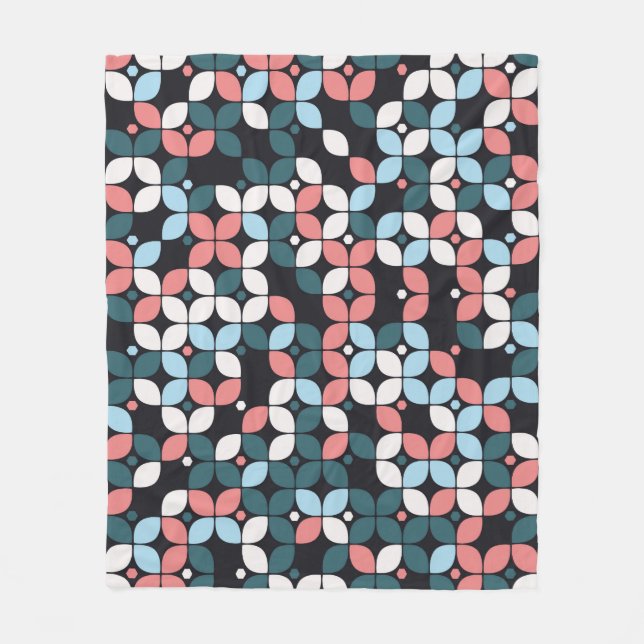 geometric seamless pattern designgeometric,texture fleece blanket (Front)