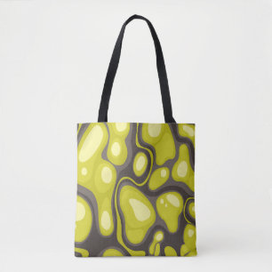 Geometric seamless pattern from spots. Abstract ca Tote Bag