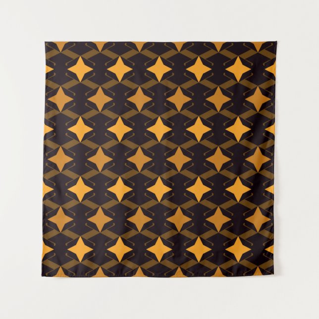 Geometric seamless pattern. Minimal style surface  Tapestry (Front)