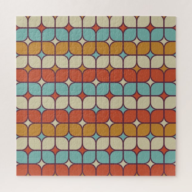 Geometric seamless pattern, vintage style. jigsaw puzzle (Vertical)