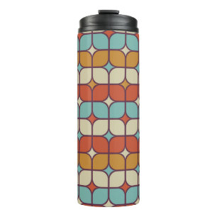 Geometric seamless pattern, vintage style. thermal tumbler