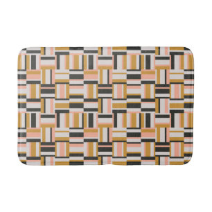 Geometric Shape Pattern Bath Mat