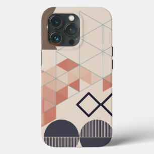 geometric shape pattern iPhone 13 pro case