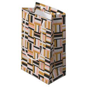 Geometric Shape Pattern Small Gift Bag