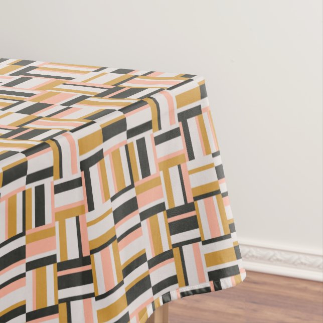 Geometric Shape Pattern Tablecloth (In Situ)