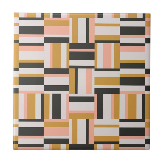 Geometric Shape Pattern Tile (Front)
