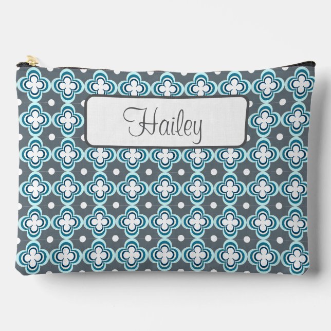 Geometric Shapes Accessory Pouch (Front)