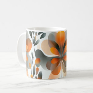 Geometric Shapes and Vibrant Colors Wall Art Print Coffee Mug