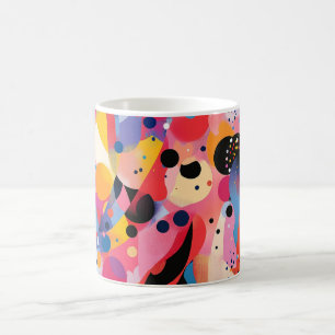 Geometric Shapes and Vibrant Colours Wall Art Prin Coffee Mug