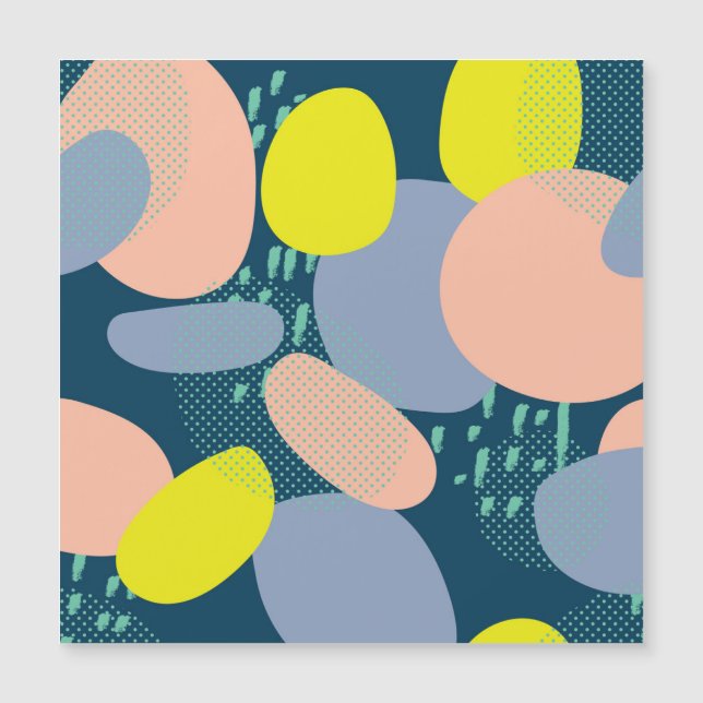 Geometric Shapes: Colourful Memphis Style (Front)