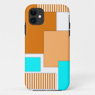 Geometric shapes cut out of paper iPhone 11 case