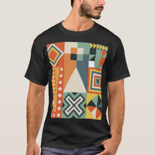 Geometric shapes, flat simple background. T-Shirt