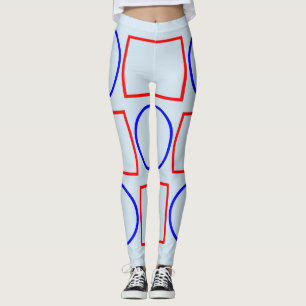 Geometric shapes Funky Leggings