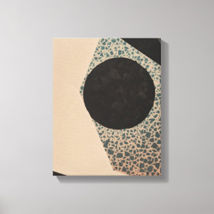 Geometric Shapes Modern Colorful Wrapped Art Canva Canvas Print