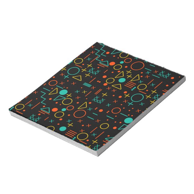 Geometric shapes notepad (Rotated)