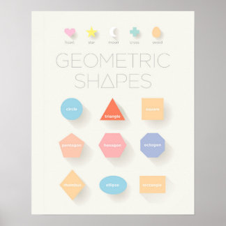 Geometric Shapes Poster