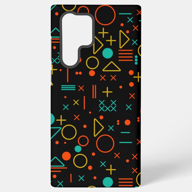 Geometric shapes samsung galaxy s22 ultra case (Back)