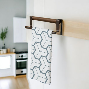 Geometric Shapes Seamless Pattern Kitchen Towel
