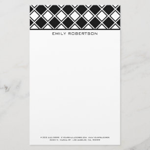 Geometric Shapes Stationery