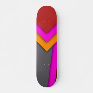 Geometric Skating Abstract Art Skateboard