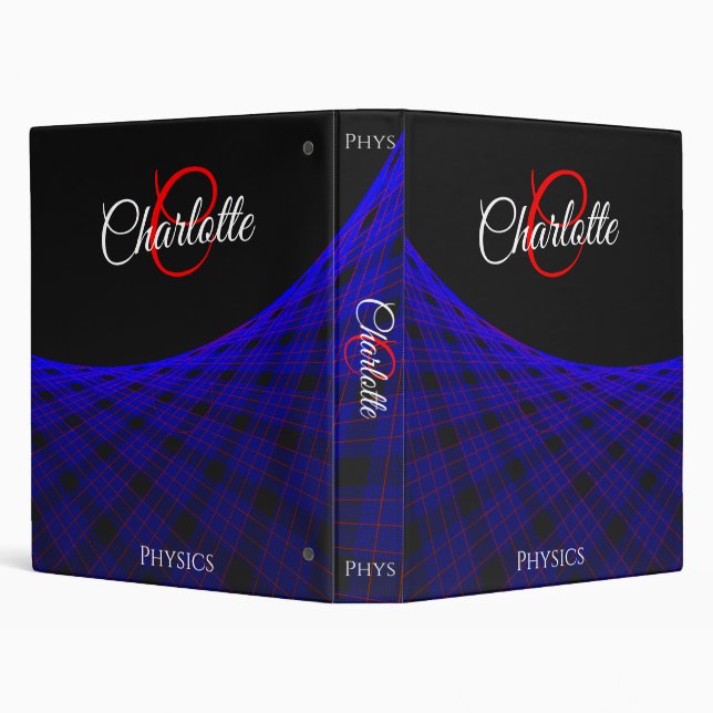 Geometric Space Carpet Binder (Background)