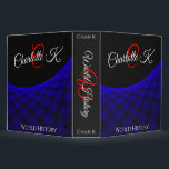 Geometric Space Carpet Binder<br><div class="desc">Personalized custom geometric space carpet designed themed modern two-inch binder.  Pairs well its in-kind design series coffee mug and spiral planner.</div>