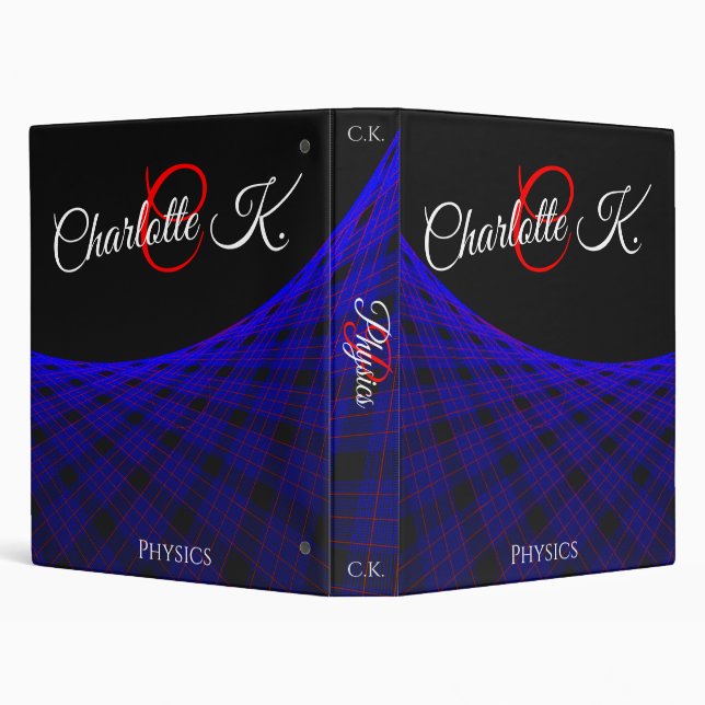 Geometric Space Carpet Binder (Background)