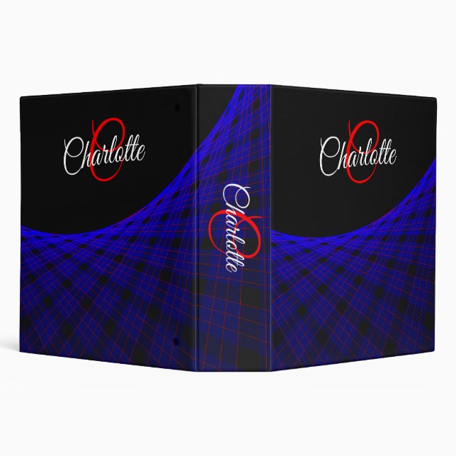 Geometric Space Carpet Binder (Background)